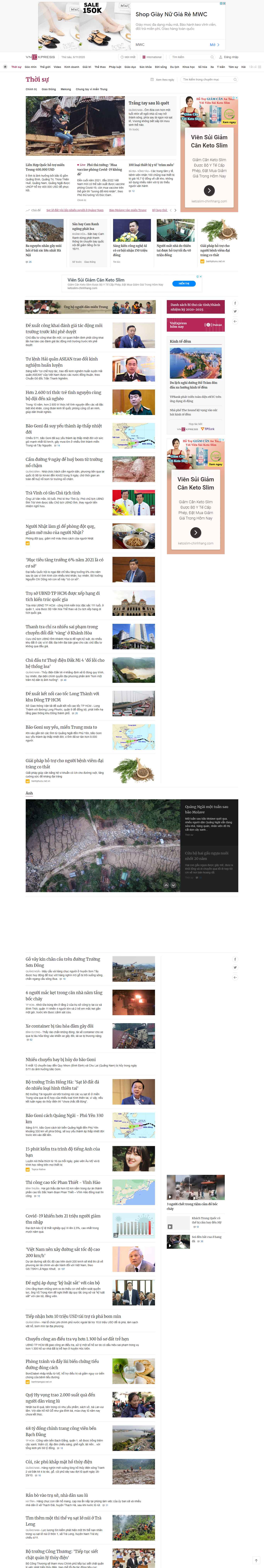Thiết kế Website web vnexpress - vnexpressnet