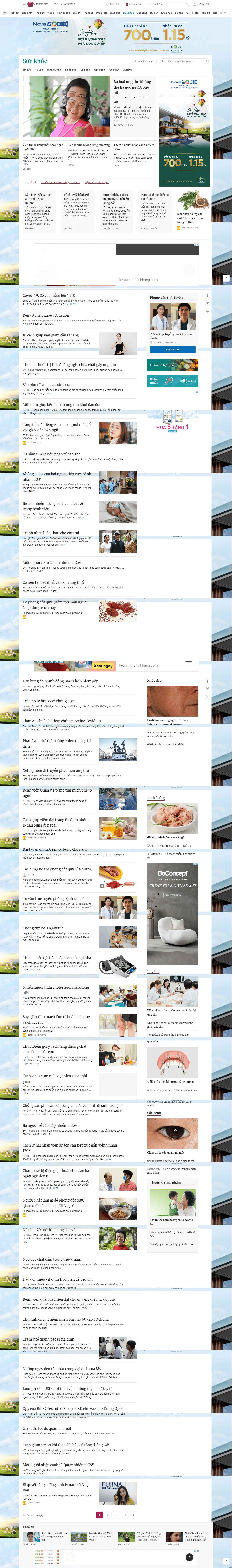 Thiết kế Website web vnexpress - vnexpressnet