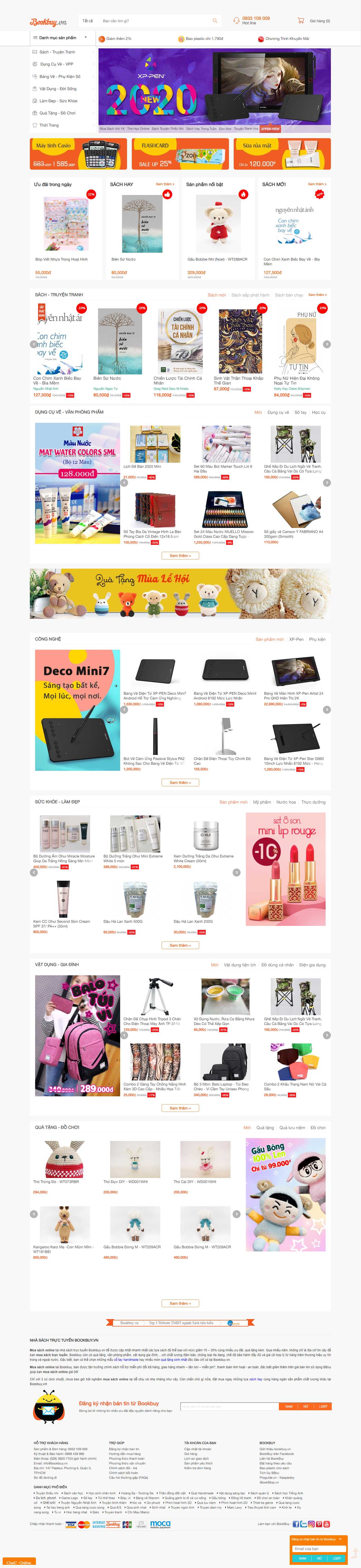 Thiết kế Website web bán sách - bookbuyvn