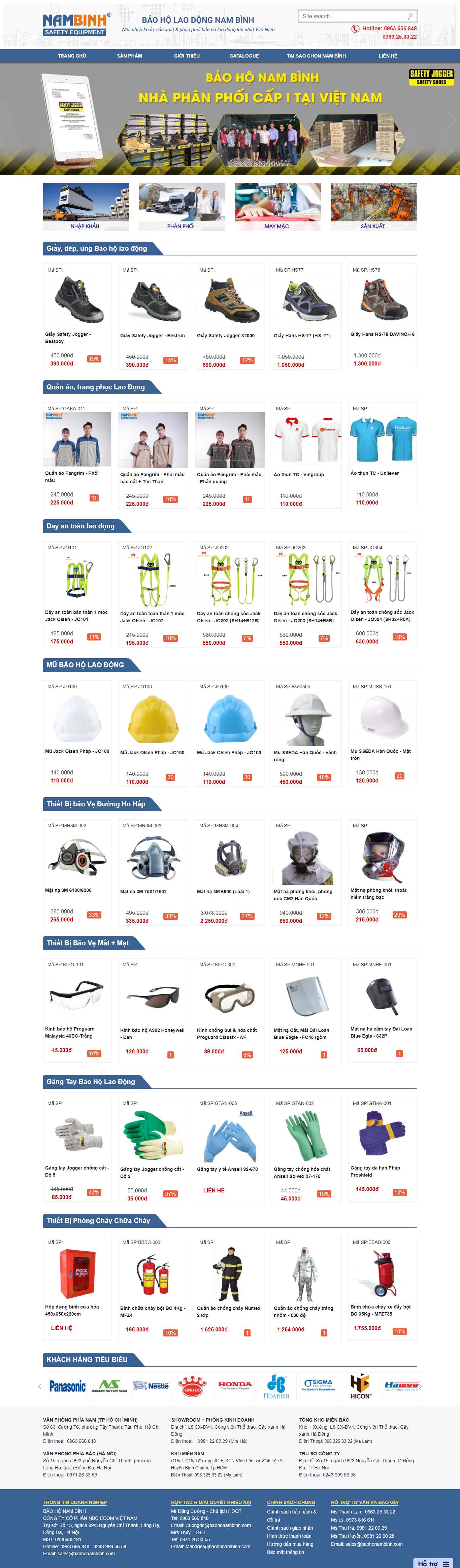 Thiết kế Website web báo hộ lao động - baohonambinhvn
