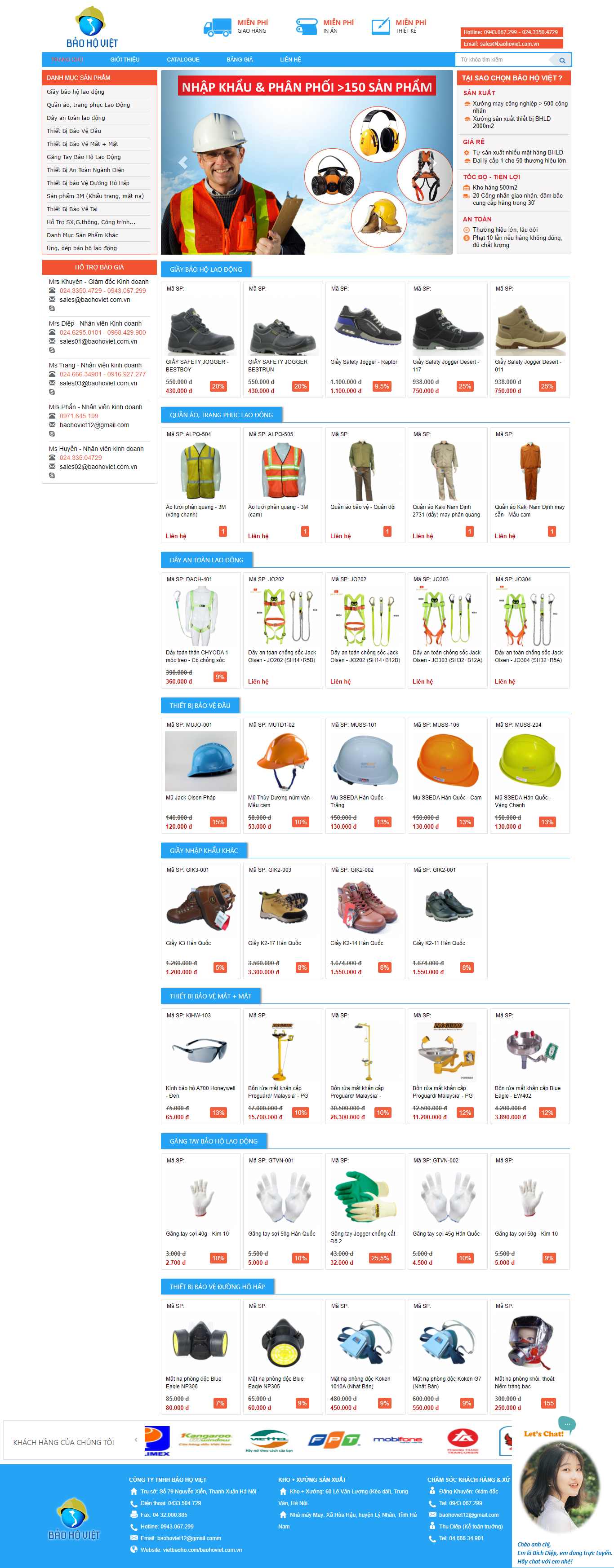 Thiết kế Website web báo hộ lao động - vietbaohocom