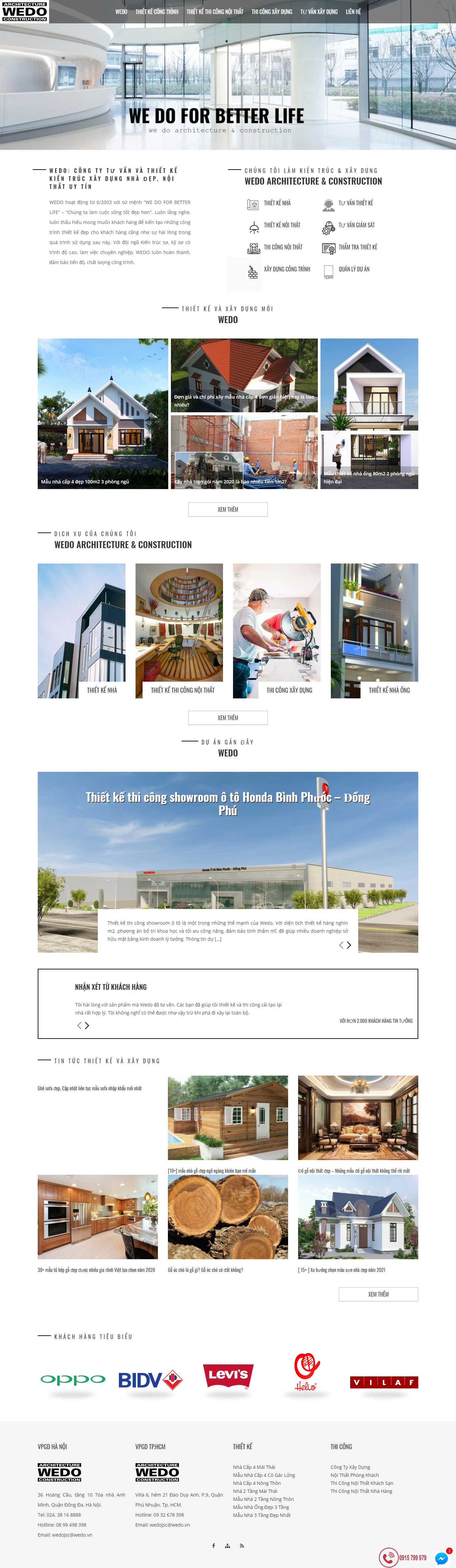 Thiết kế Website web công nghiệp - wedovn