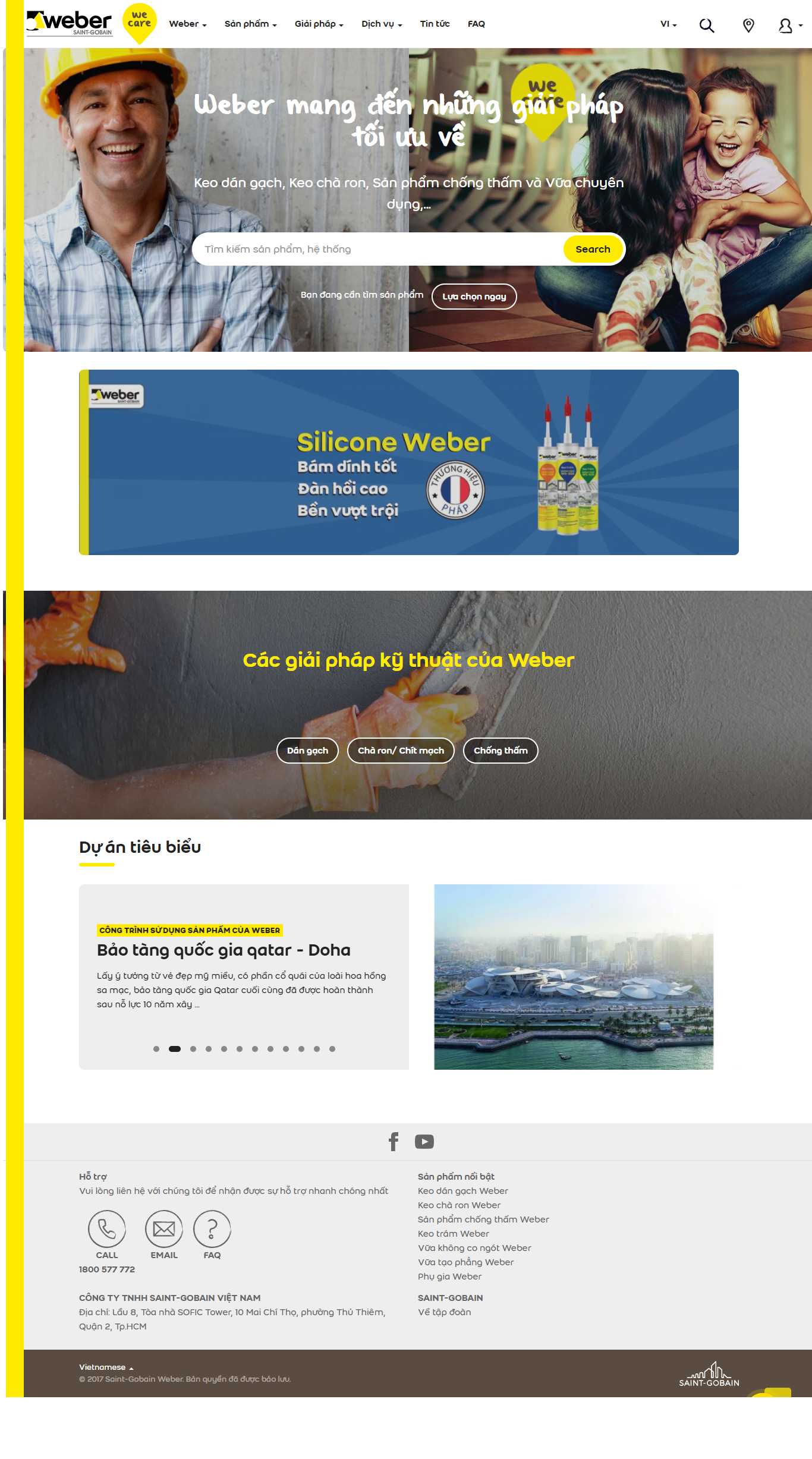 Thiết kế Website web công trình xây dựng - wwwvnweber