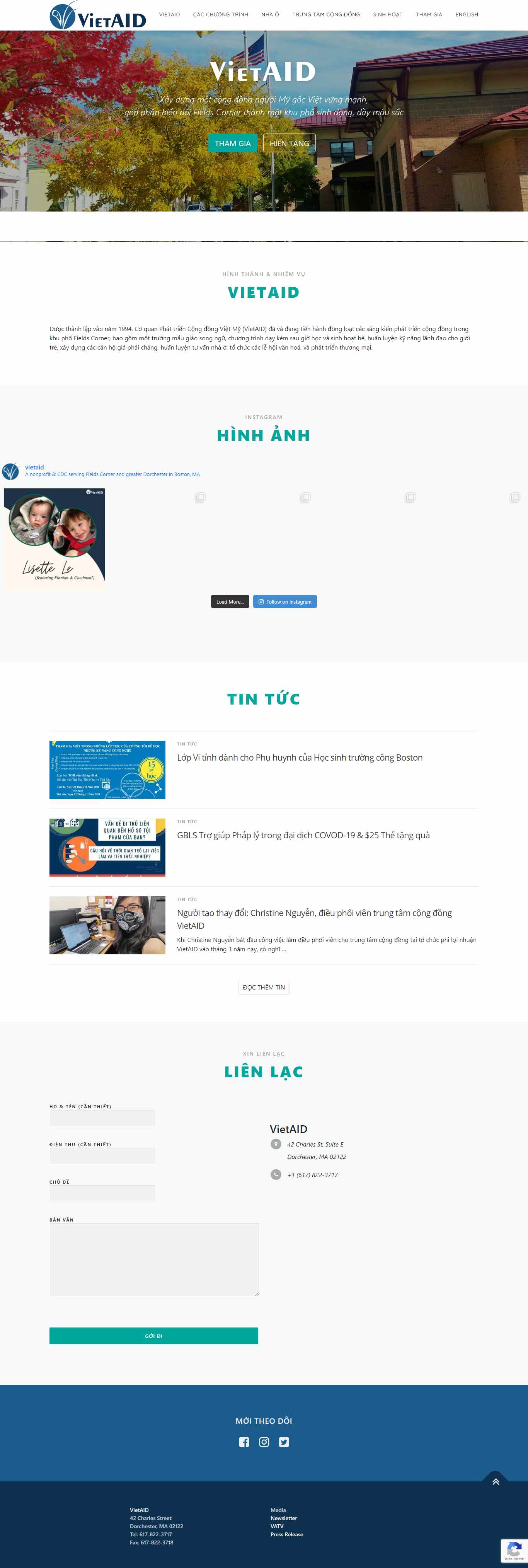 Thiết kế Website web cộng động - vietaidorg