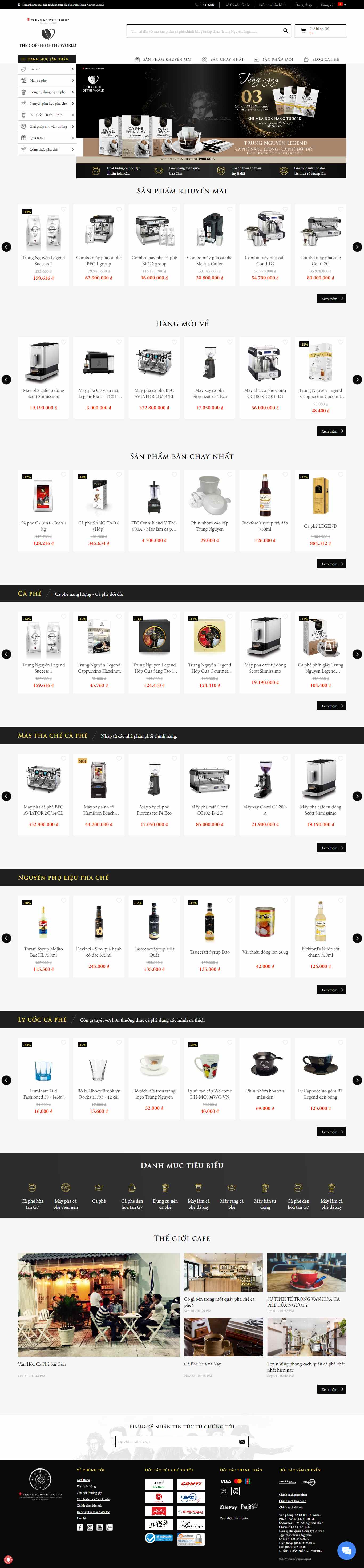 [highlandscoffee] Thiết kế Website web cafe - cafenetvn