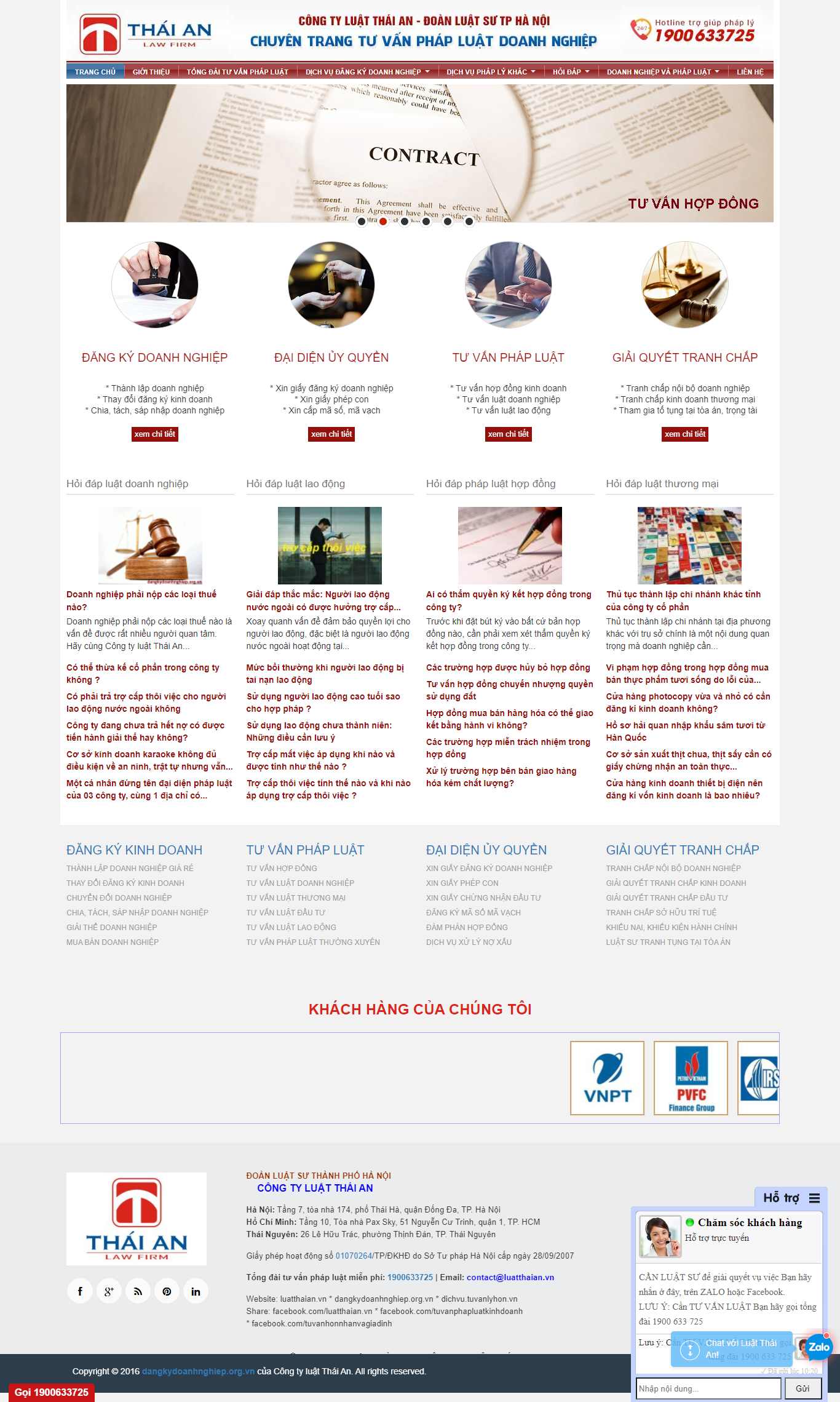 Thiết kế Website web giới thiệu dịch vụ - dangkydoanhnghieporgvn