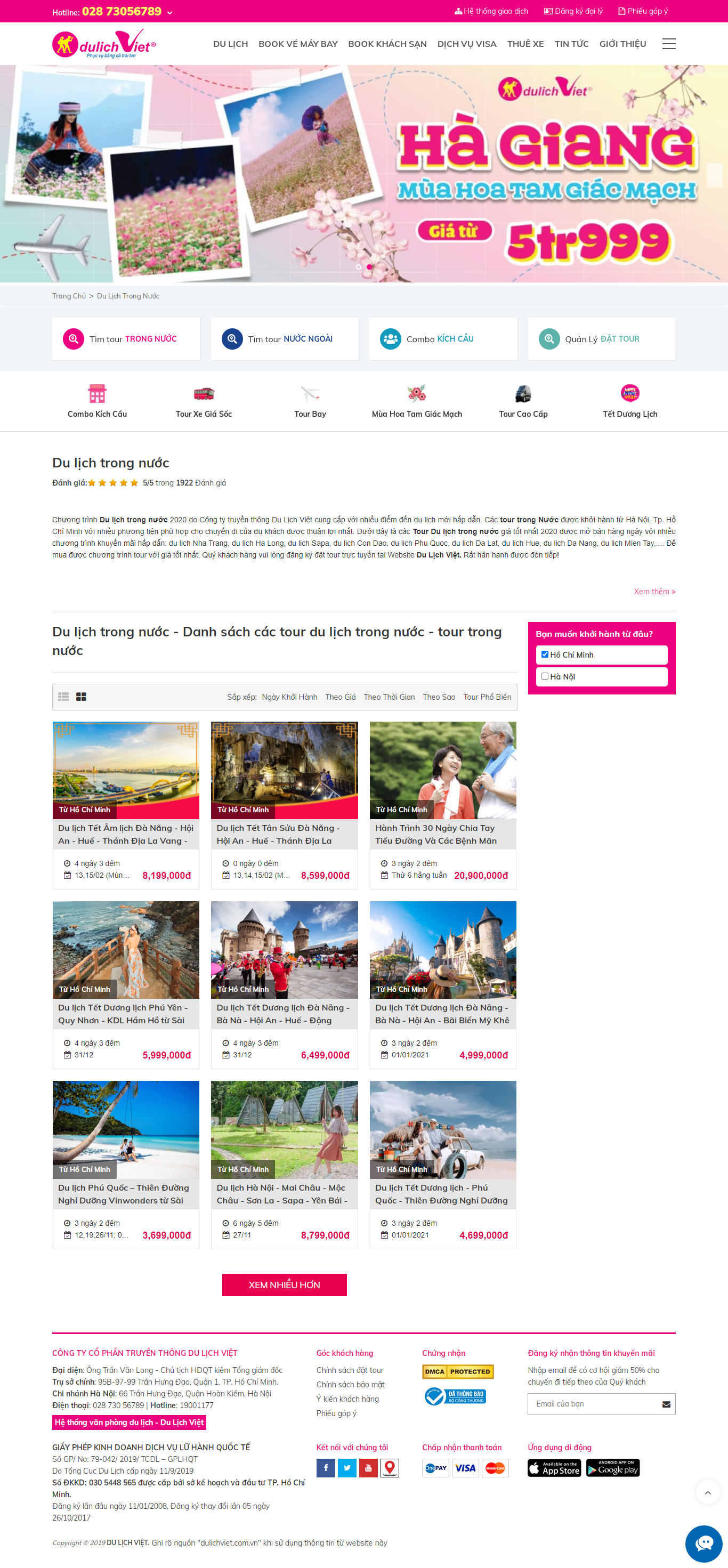 Thiết kế Website Web đồ gia dụng - dulichvietcomvn