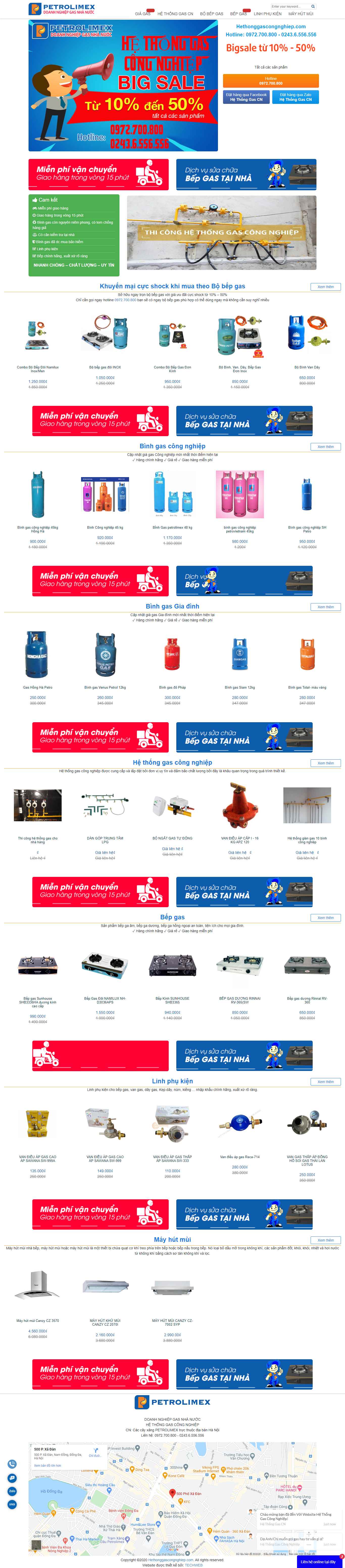 Thiết kế Website web giao ga - wwwhethonggascongnghiepcom