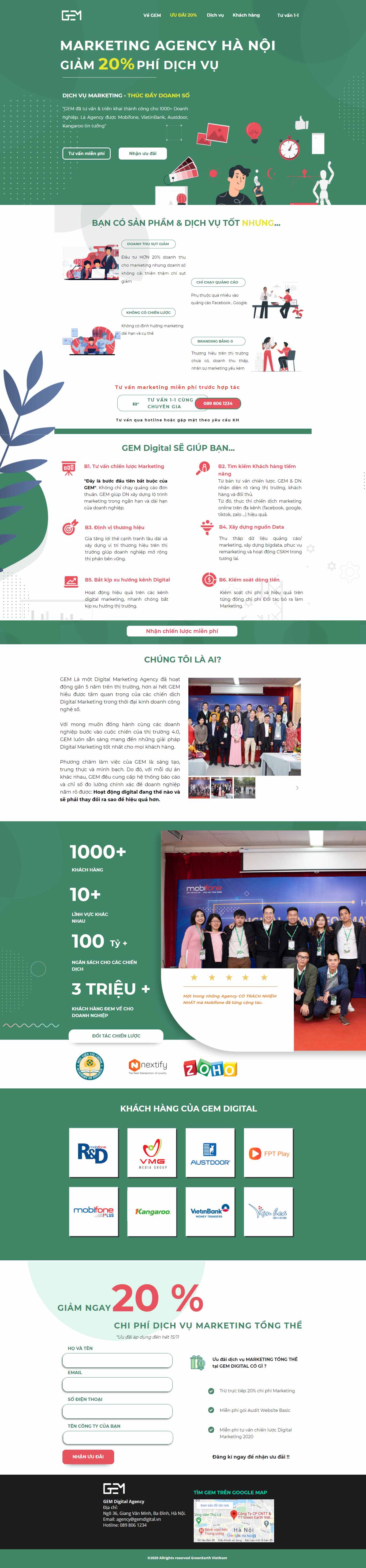Thiết kế Website web quảng cáo online - uudaigemdigitalvn