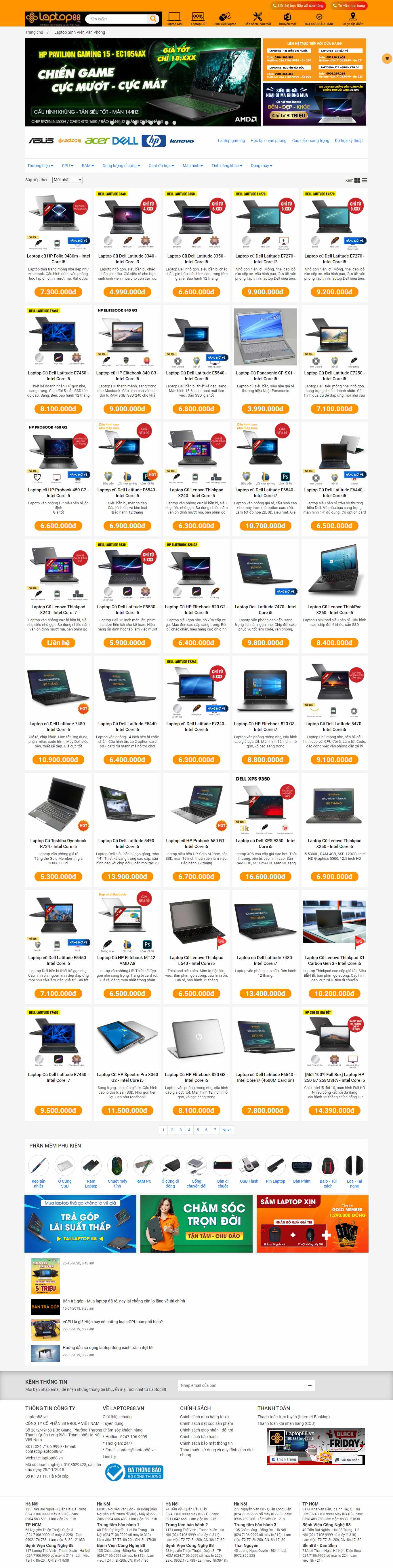 [maytinhanphat] Thiết kế Website web bán laptop - laptop88vn