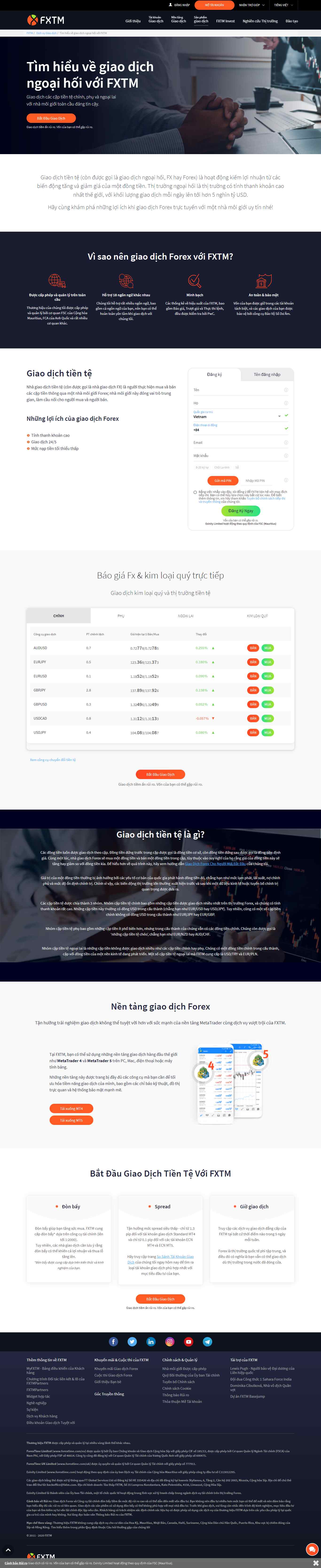 Thiết kế Website web sàn giao dịch tiền tệ - wwwforextimecom