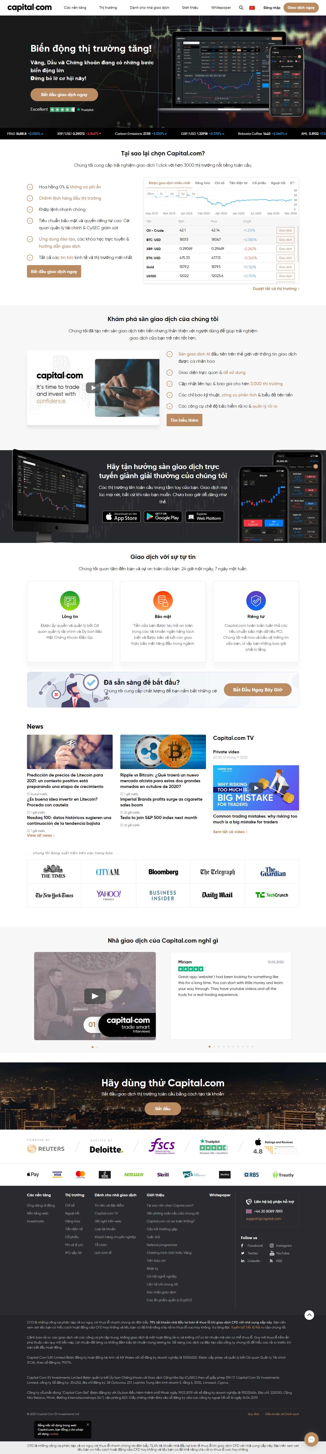 [vndirect] Thiết kế Website web chứng khoán - capitalcom