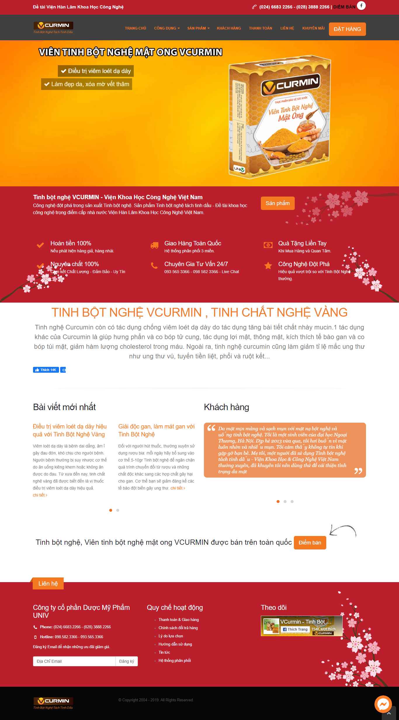 [tinhbotnghephuquy] Thiết kế Website web tinh bột nghệ - wwwtinhbotnghevn