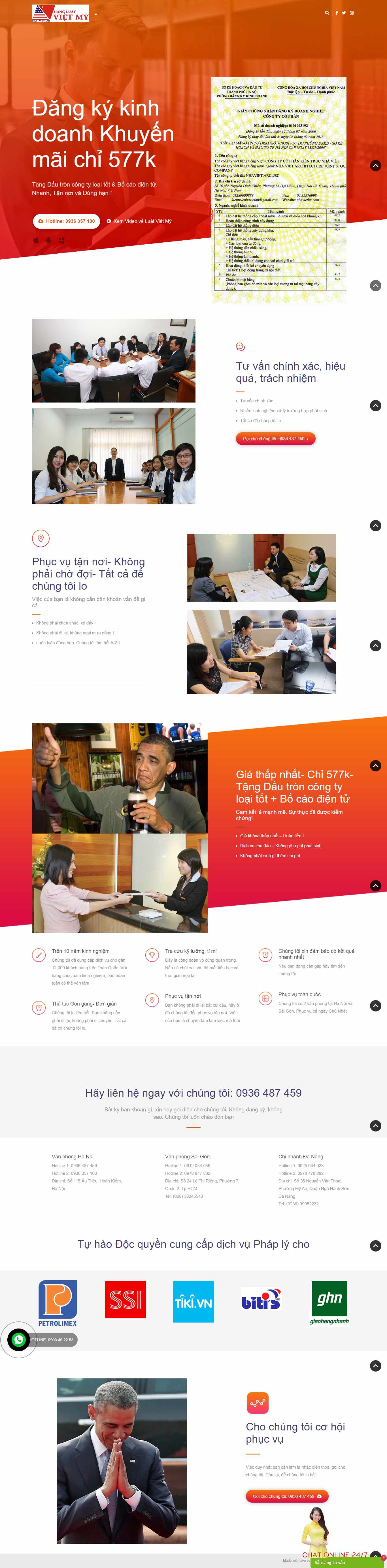 Thiết kế Website web thành lập doanh nghiệp - dangkykinhdoanh-luatvietmytop