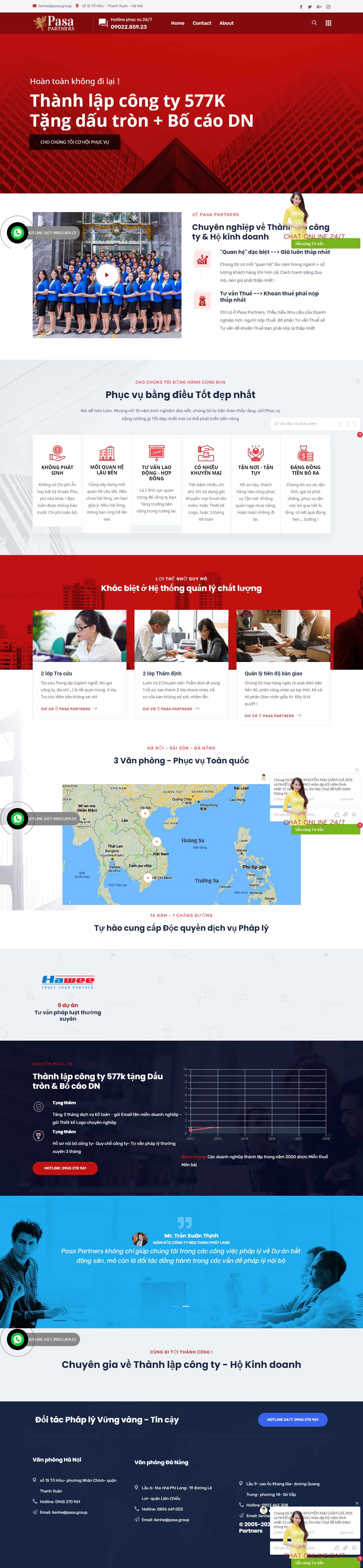 Thiết kế Website web thành lập doanh nghiệp - dangkykinhdoanhtrongoitop