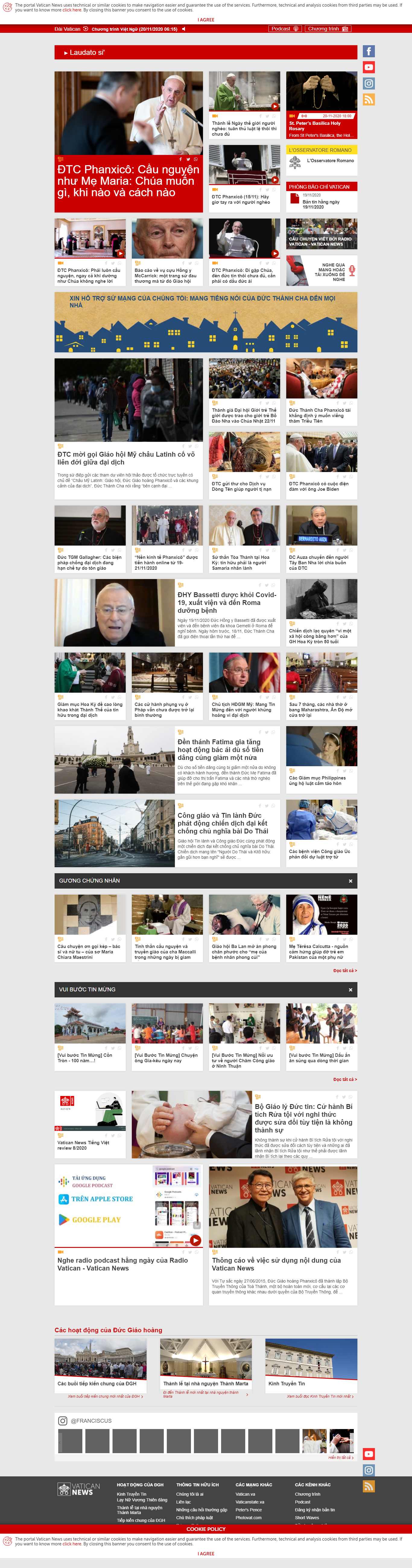 Thiết kế Website web thiên chúa giáo - wwwvaticannewsva