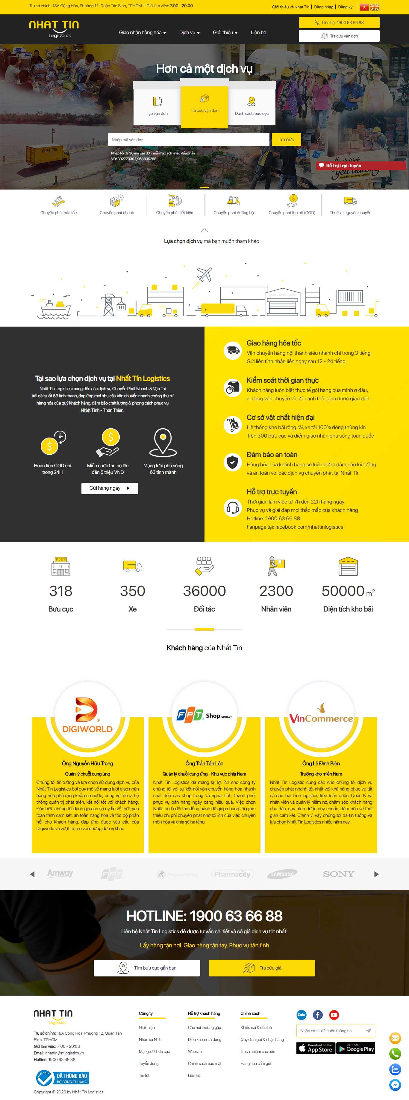 Thiết kế Website web vận chuyển hàng hóa - ntlogisticsvn