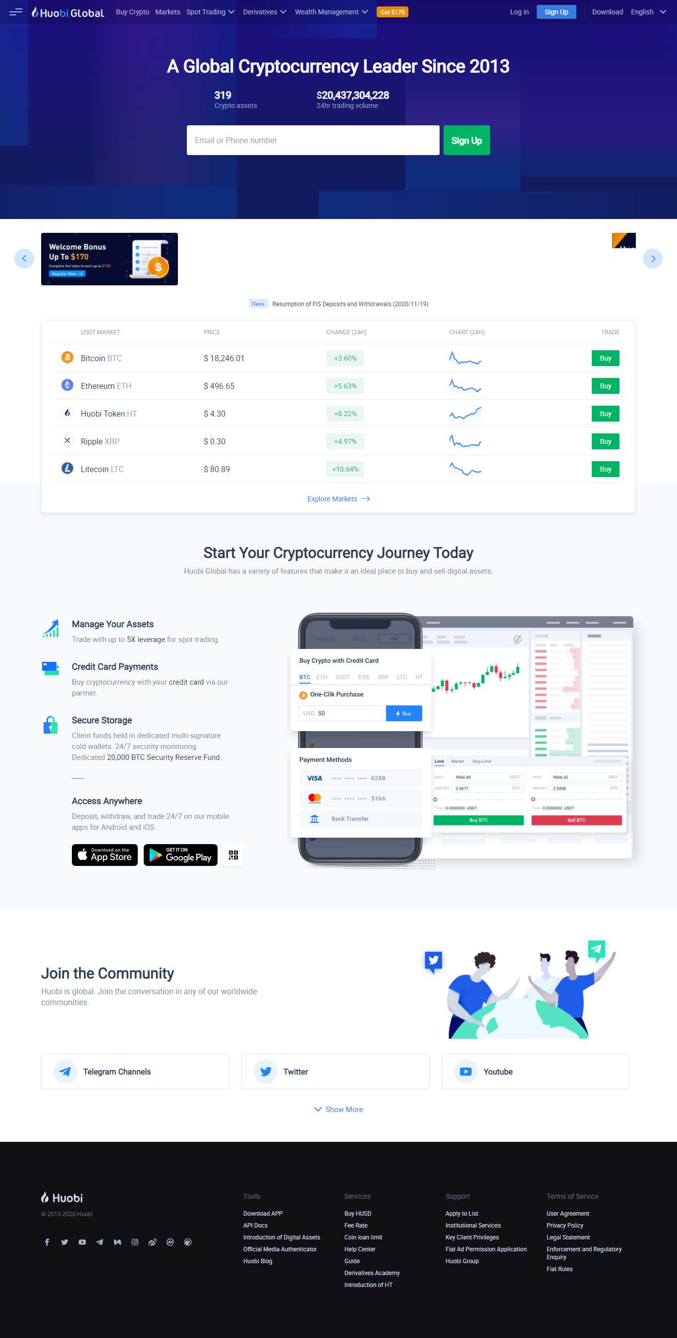 Thiết kế Website web tiền ảo - wwwhuobicom