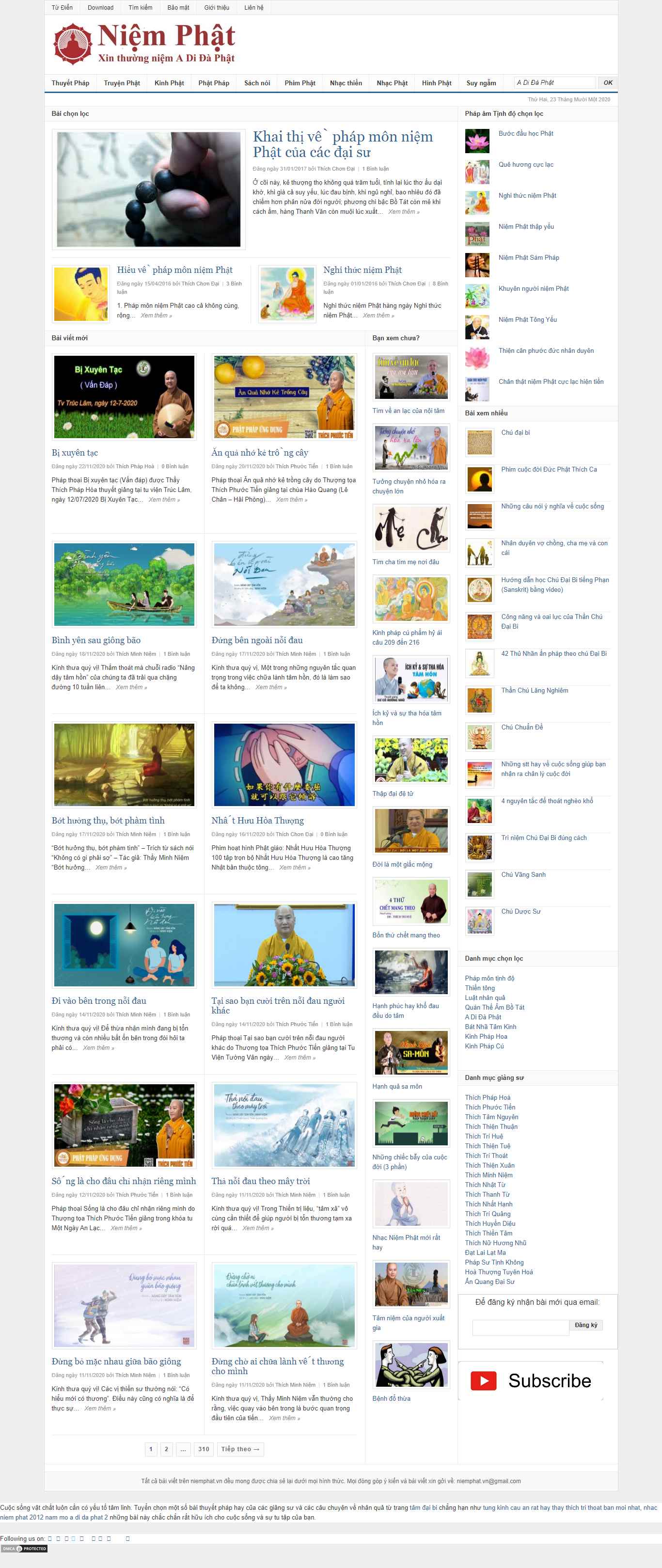 Thiết kế Website web tamnguyen - wwwniemphatvn