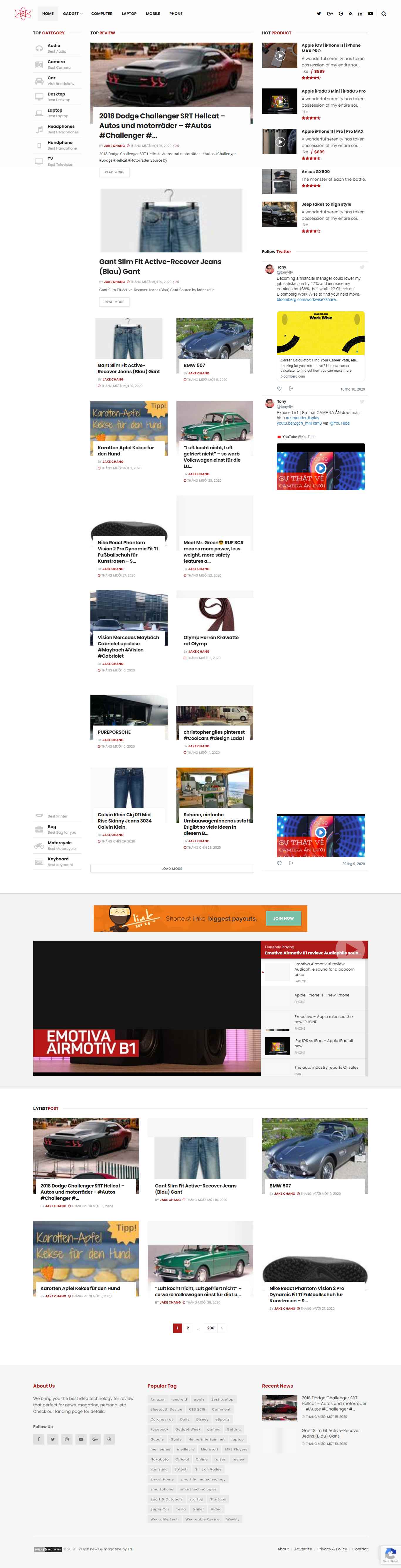 Thiết kế Website web tamnguyen - tamnguyentech