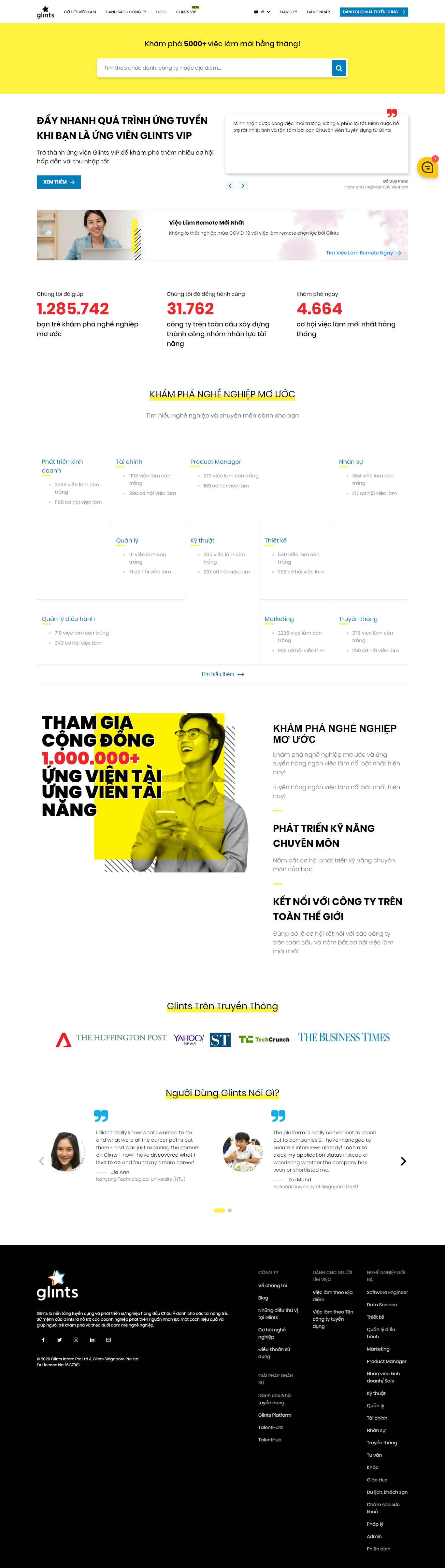 Thiết kế Website web seongon - glintscom