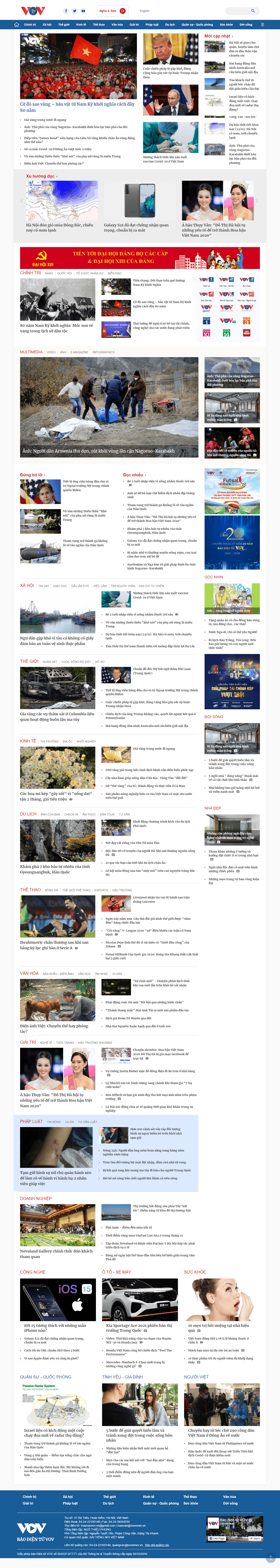 Thiết kế Website web vov - vovvn