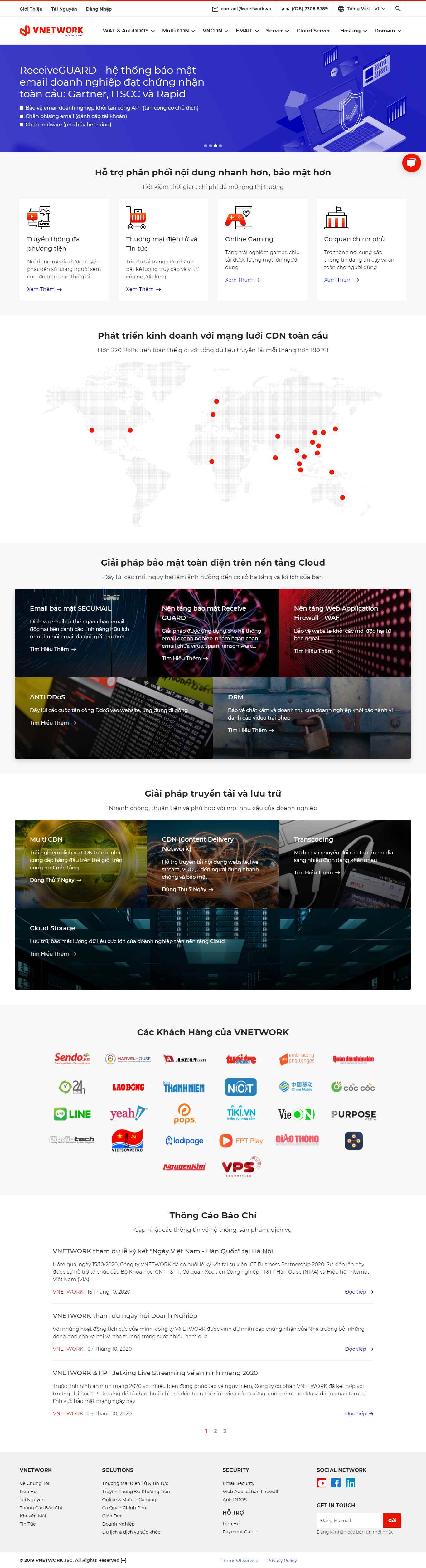 [nhandaovtv] Thiết kế Website vtv - vnetworkvn