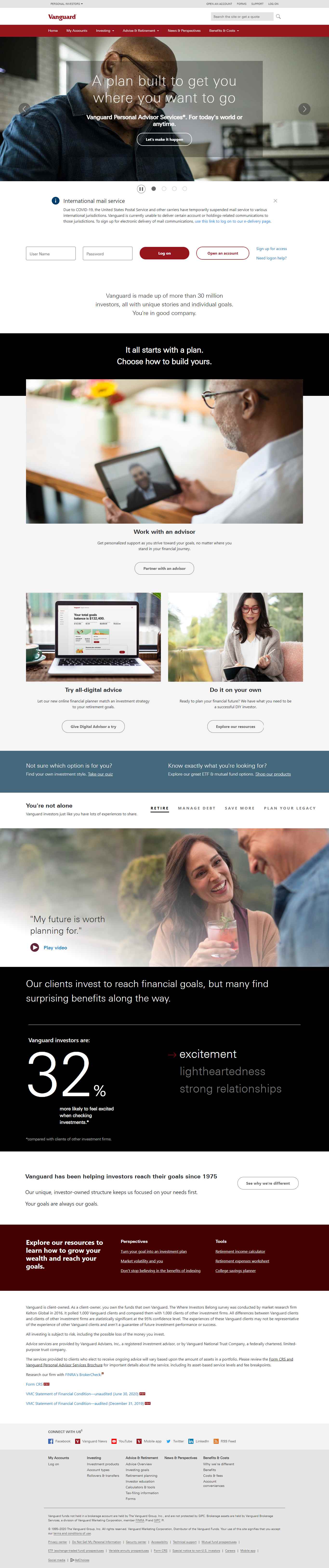 Thiết kế Website web tiktok - investorvanguardcom