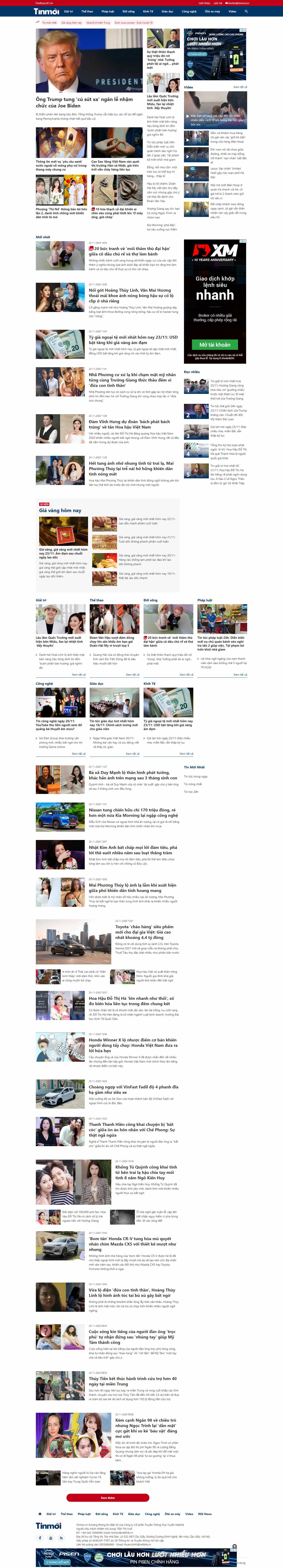 Thiết kế Website web 24h - wwwtinmoivn