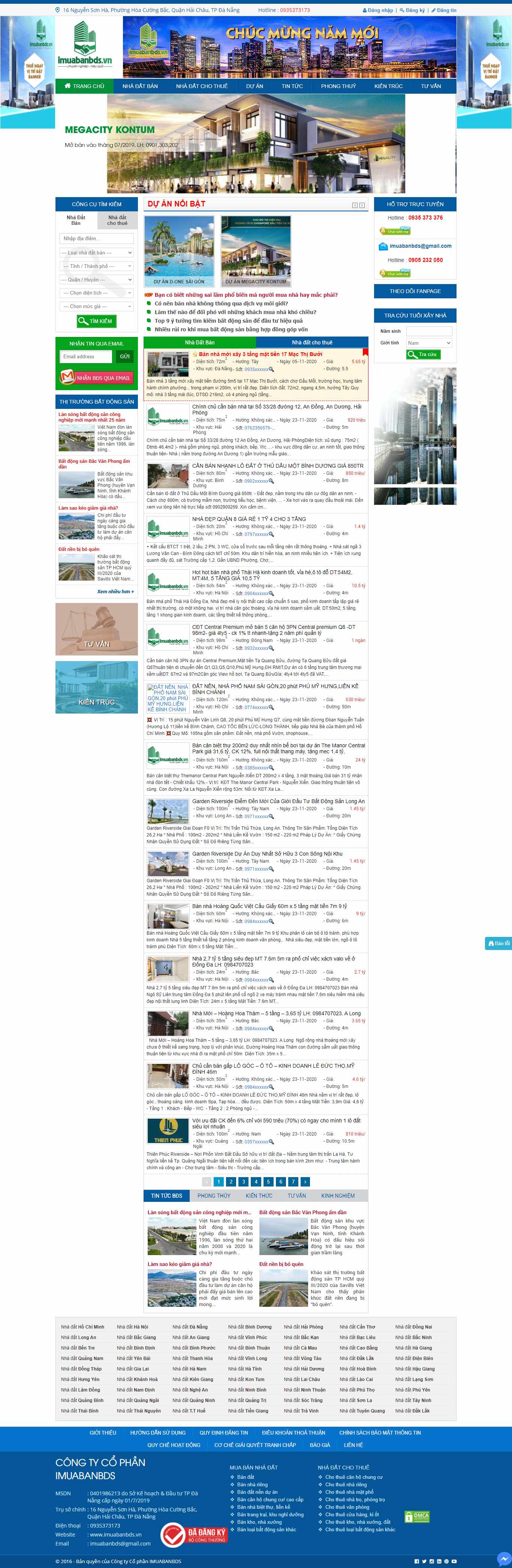Thiết kế Website web chotot - imuabanbdsvn