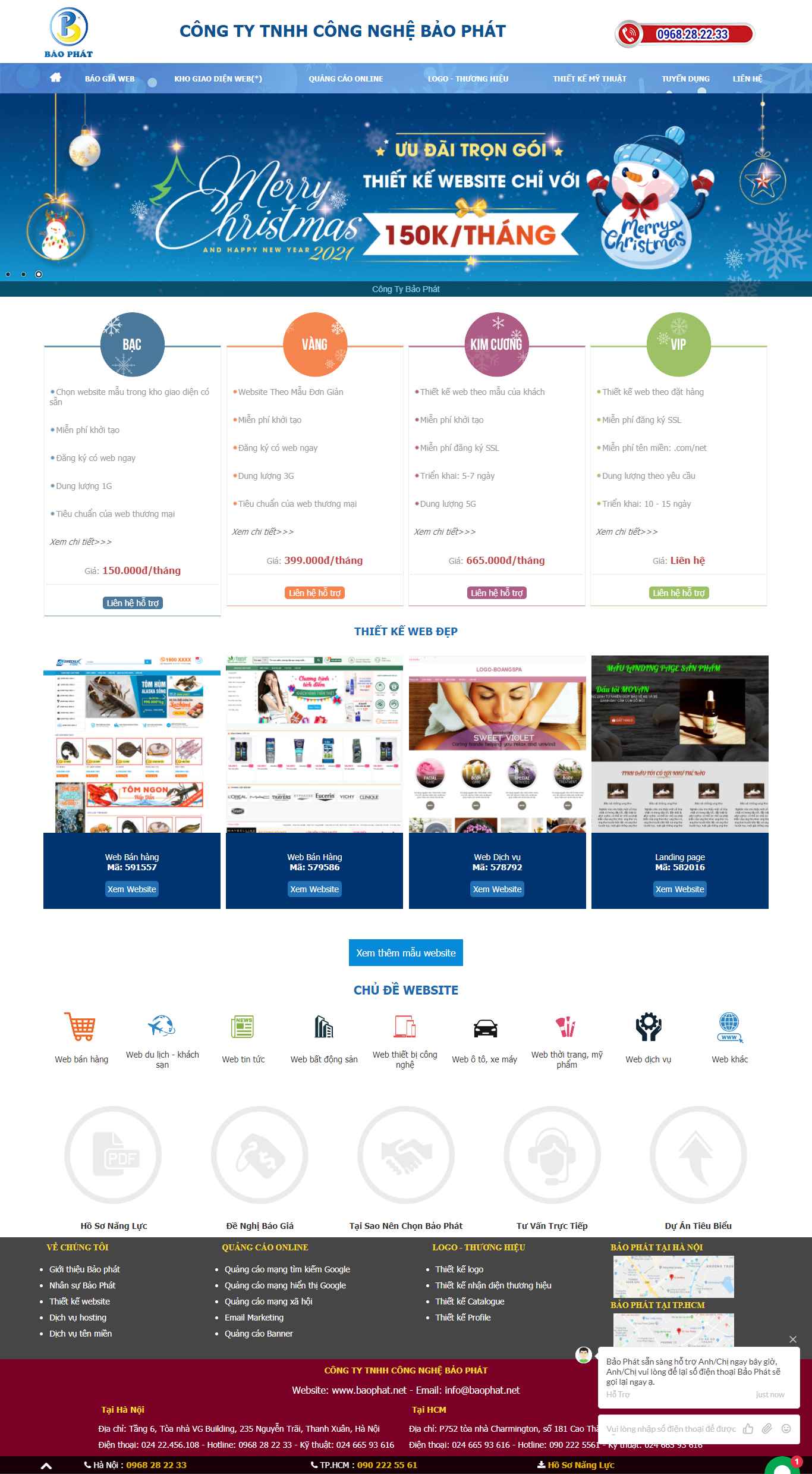 Thiết kế Website web baophat - baophatnet