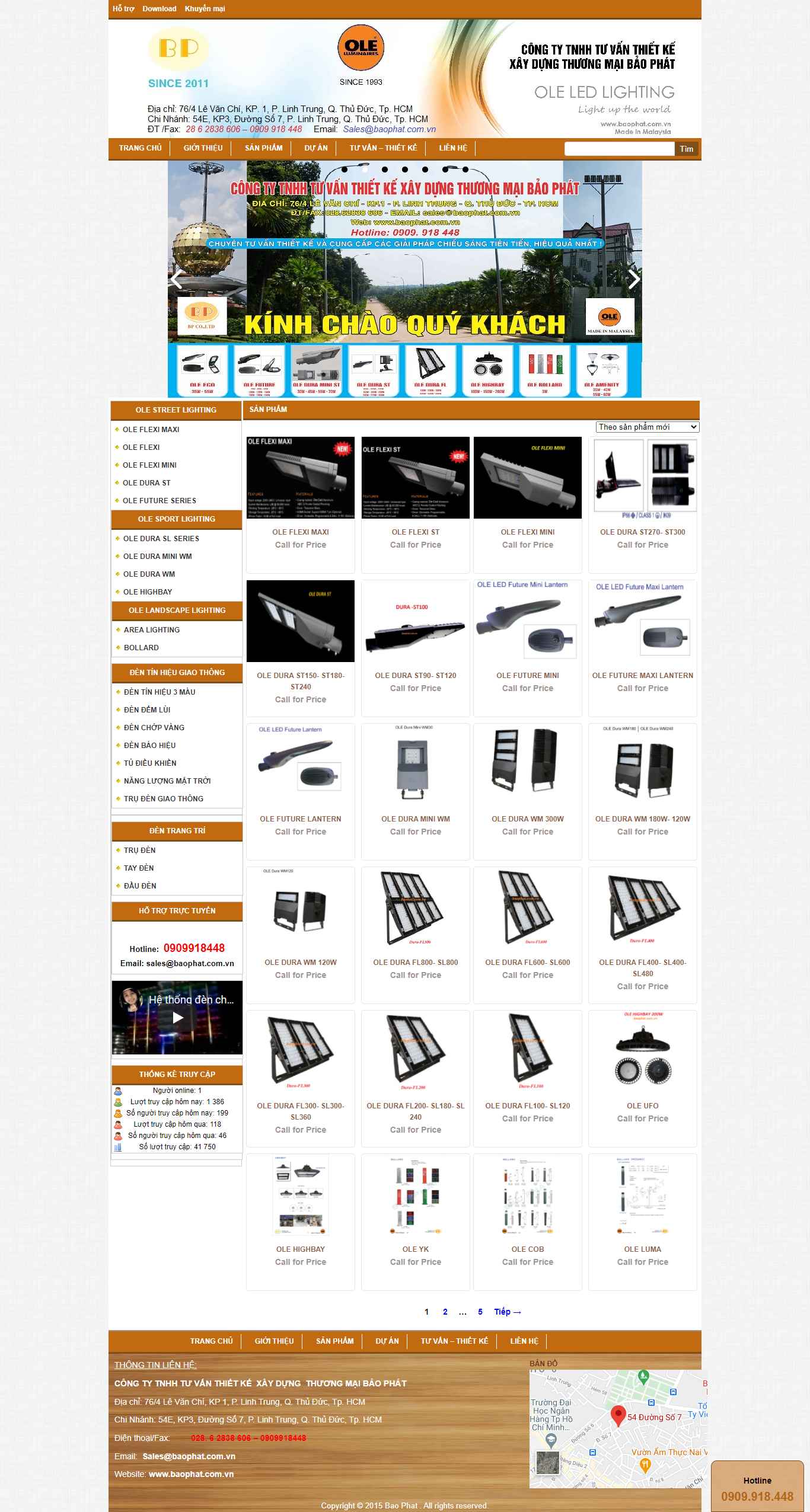 Thiết kế Website web baophat - baophatcomvn