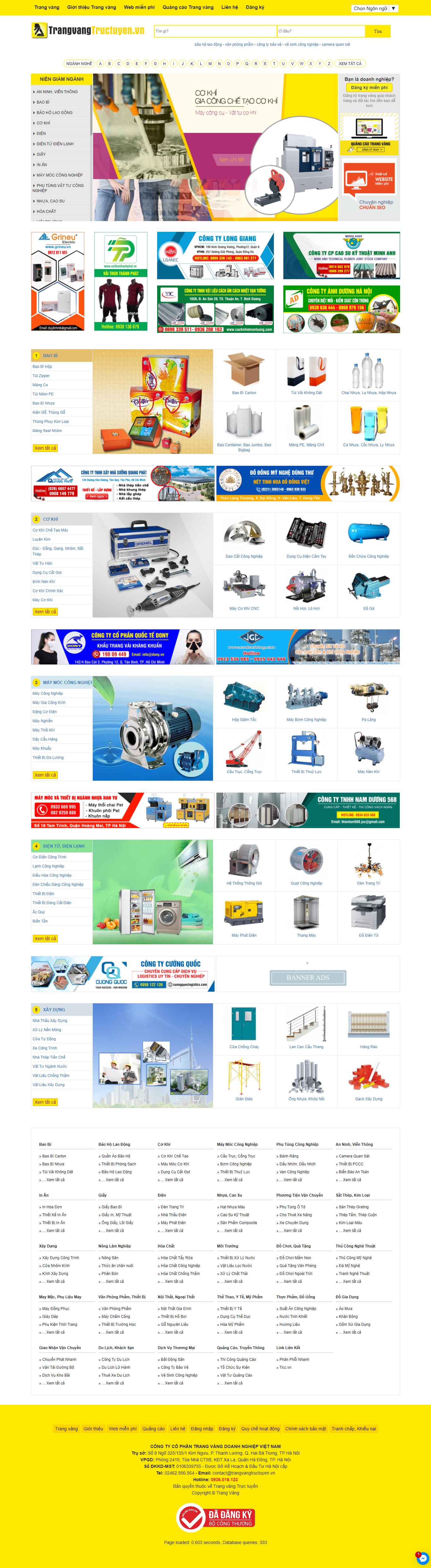 Thiết kế Website web baophat - trangvangtructuyenvn