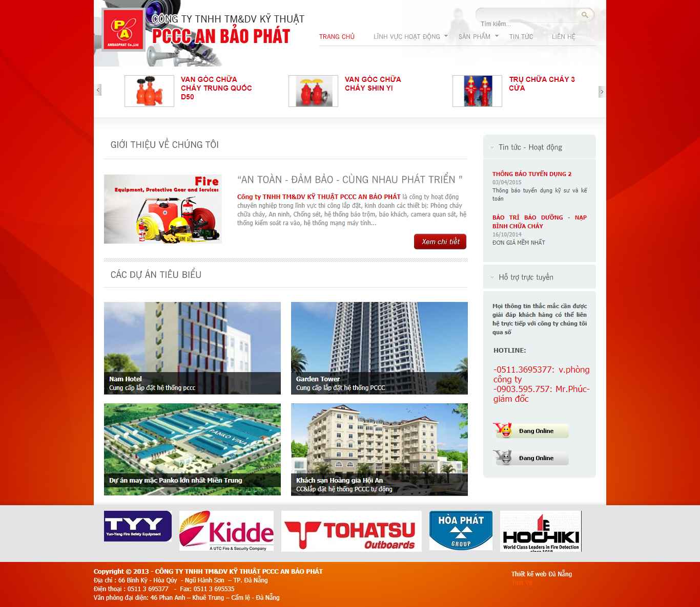 Thiết kế Website web baophat - anbaophatvn