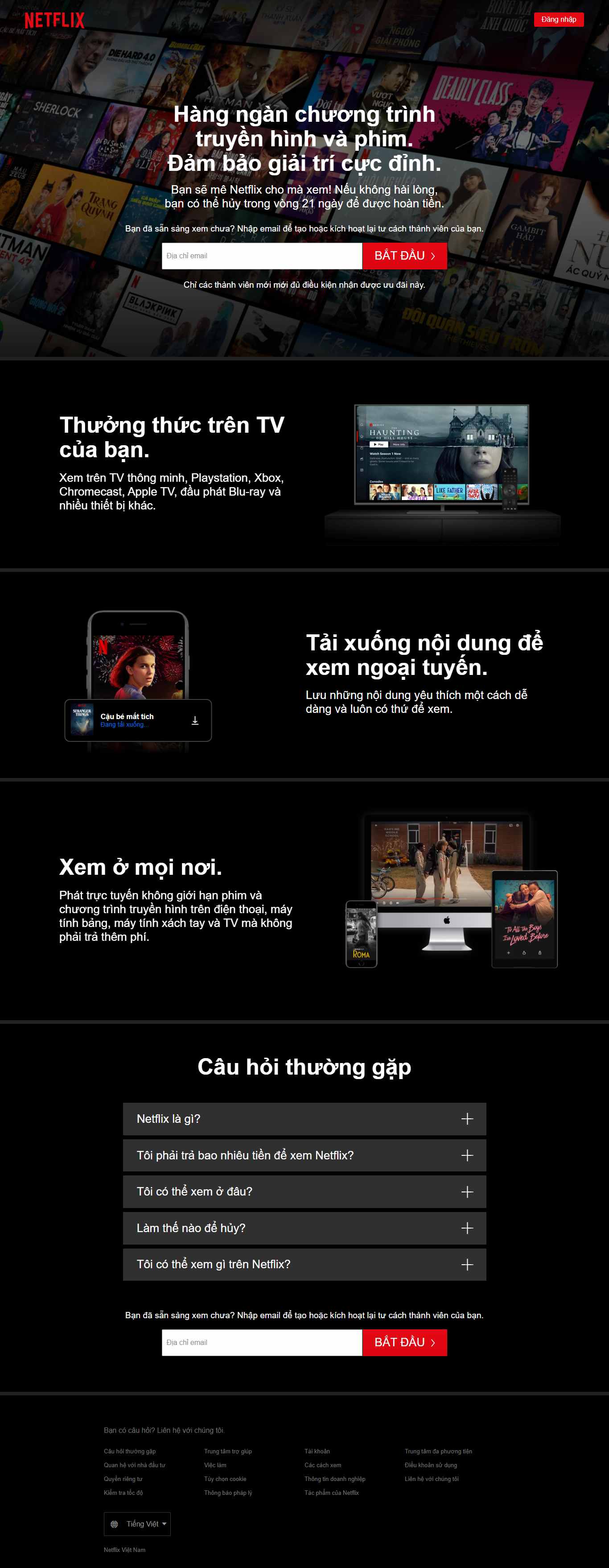 Thiết kế Website web youtube - wwwnetflixcom