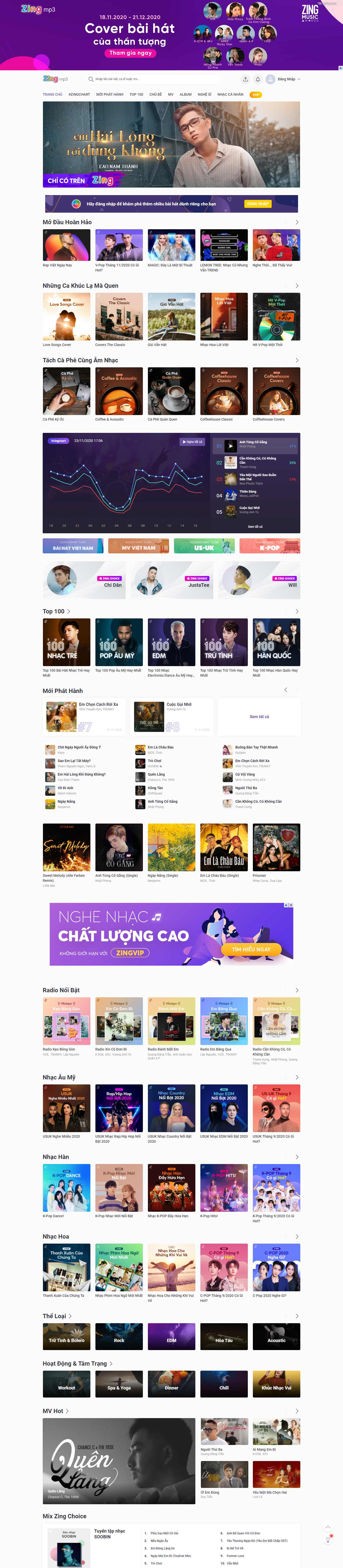 Thiết kế Website web giaidieu - zingmp3vn