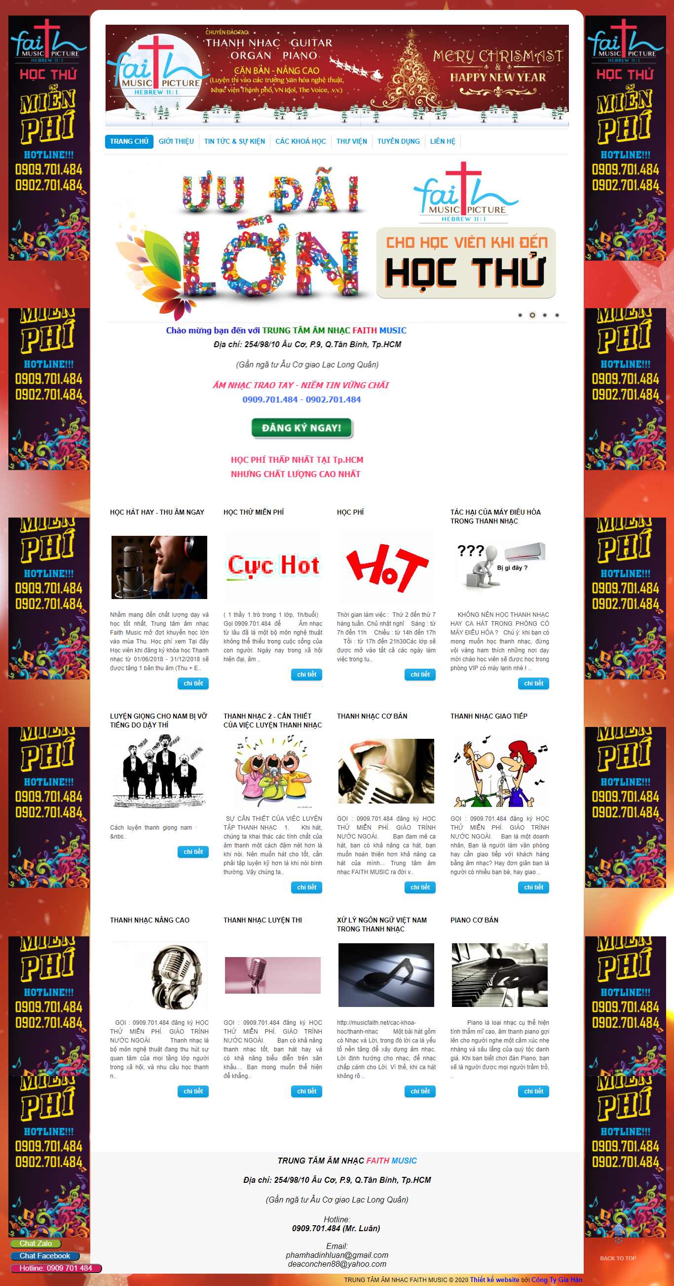 Thiết kế Website web giaidieu - musicfaithnet