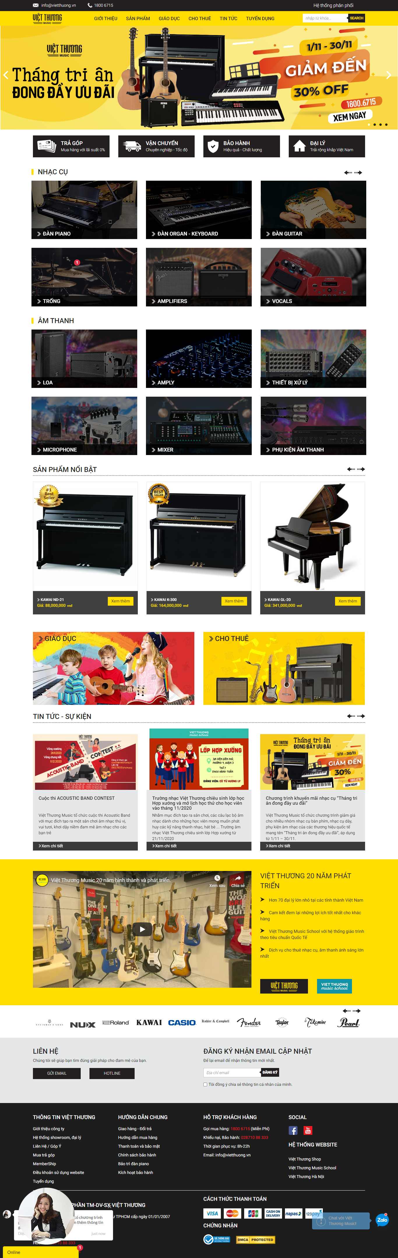 Thiết kế Website web giaidieu - vietthuongvn