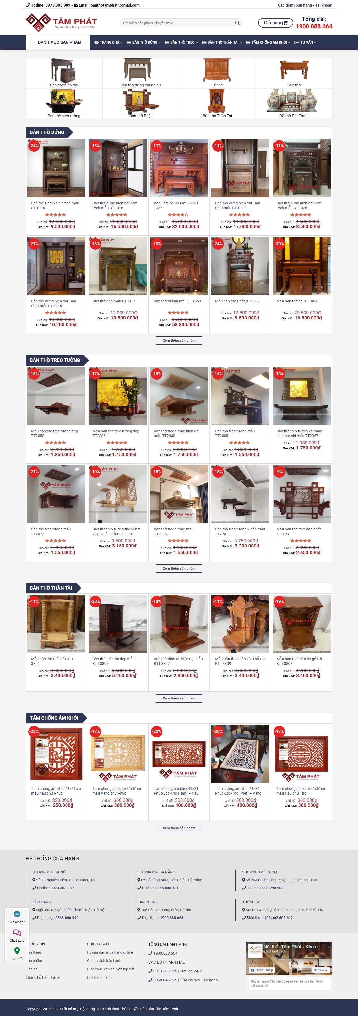 Thiết kế Website web tamphat - banthotamphatcom