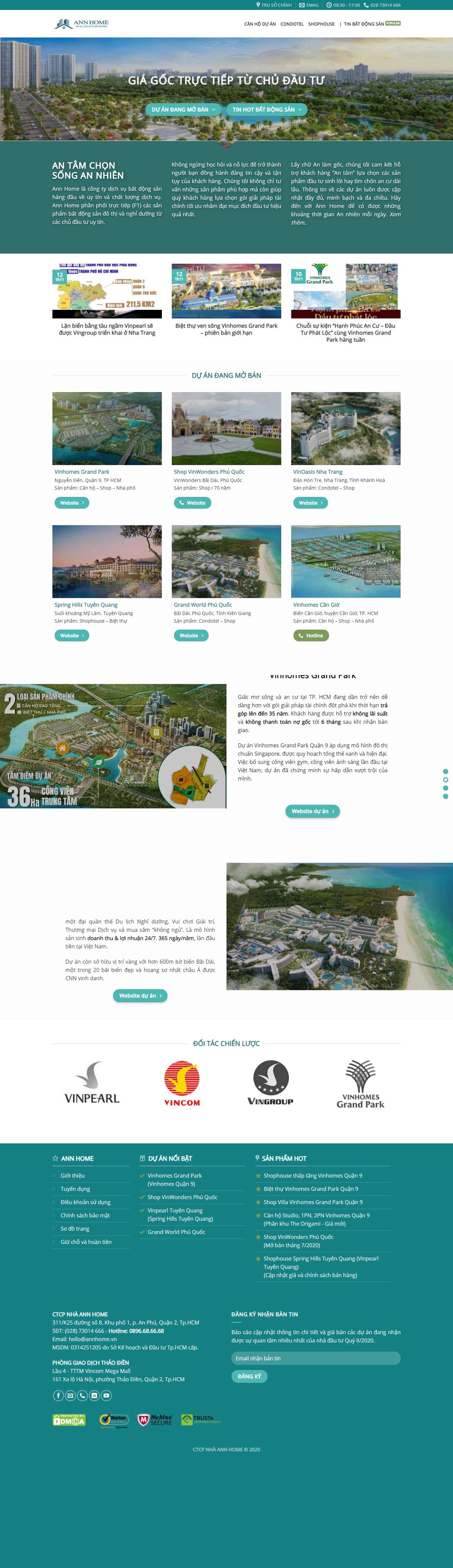[phucdat] Thiết kế Website web bất động sản - wwwannhomevn