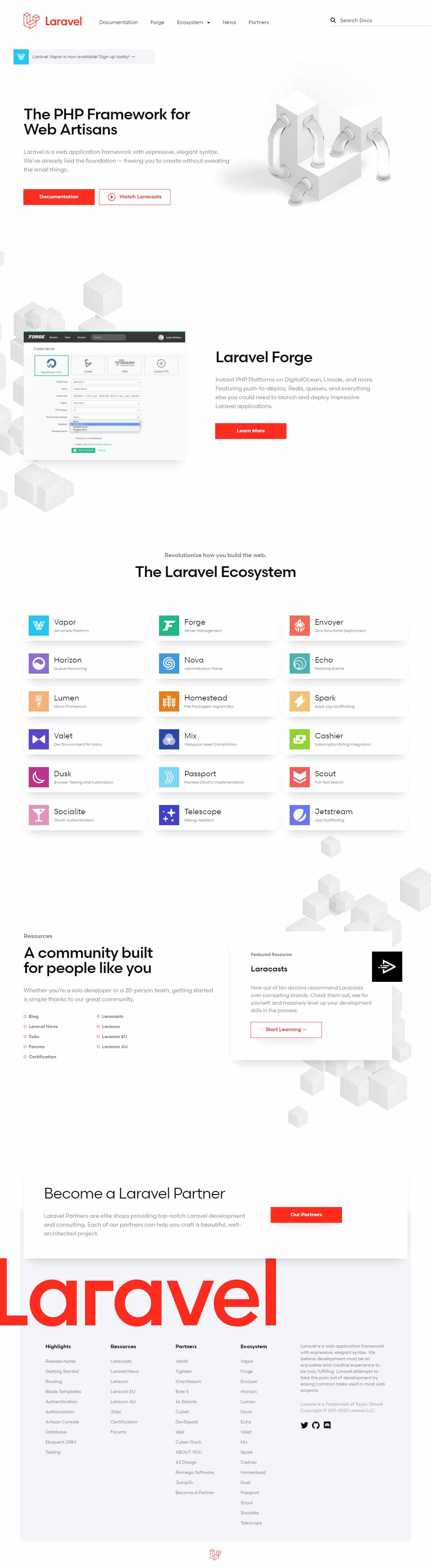 Thiết kế Website web laravel - laravelcom