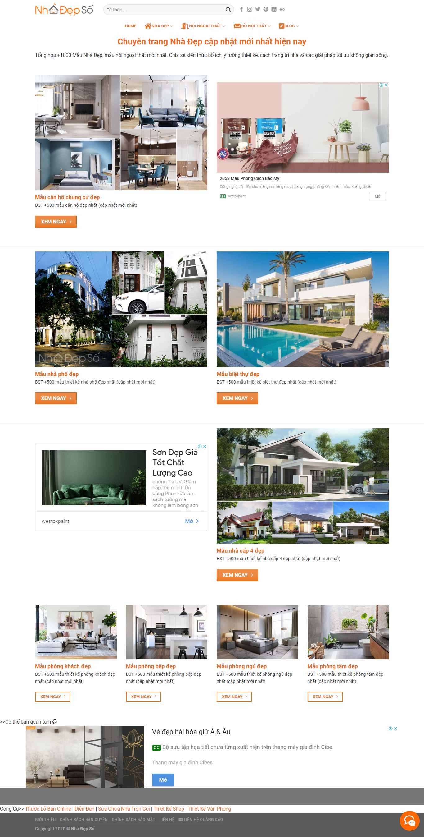 Thiết kế Website Web sản xuất gạch men - nhadepsocom