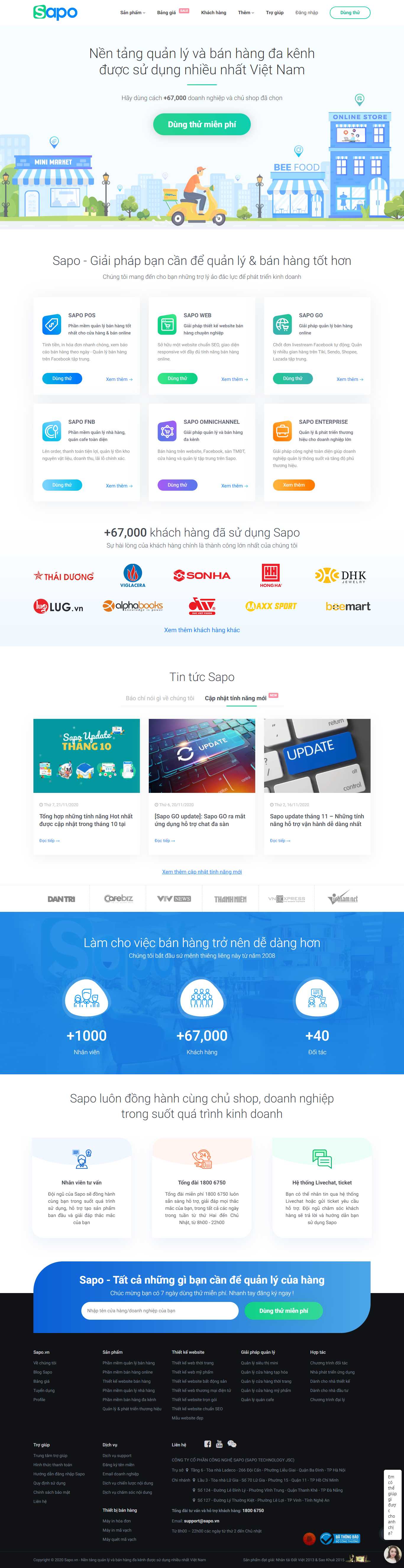 Thiết kế Website web vifonic - wwwsapovn