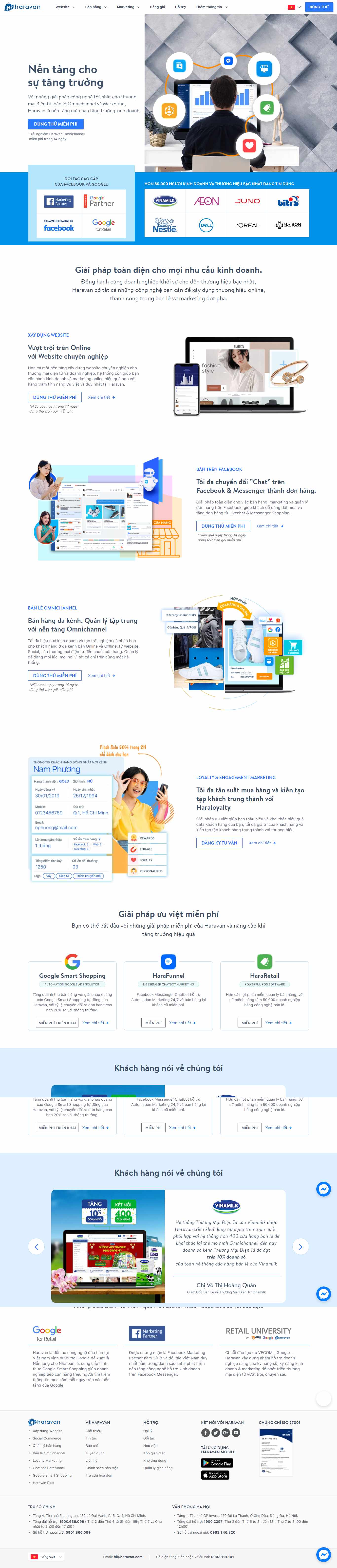 Thiết kế Website web vifonic - wwwharavancom
