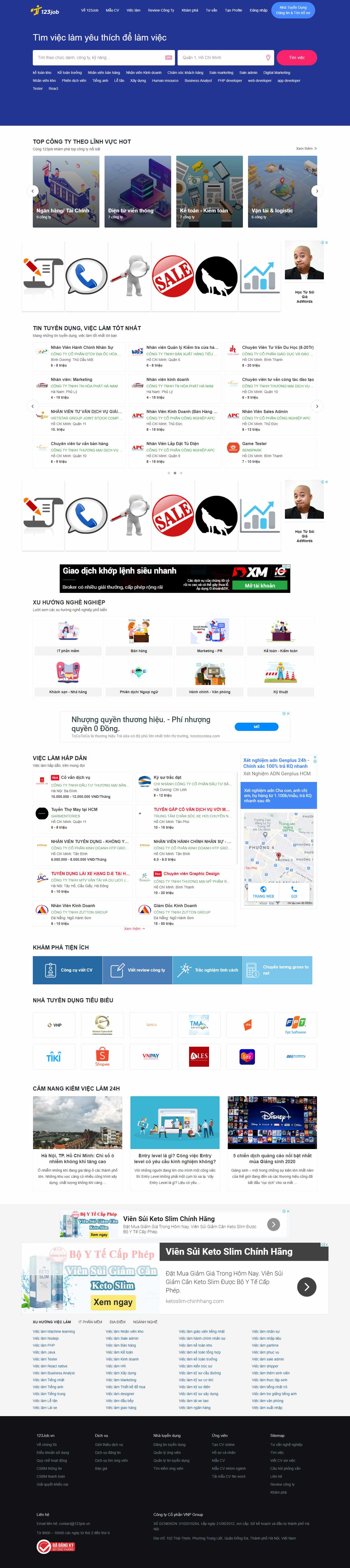 Thiết kế Website web vifonic - 123jobvn