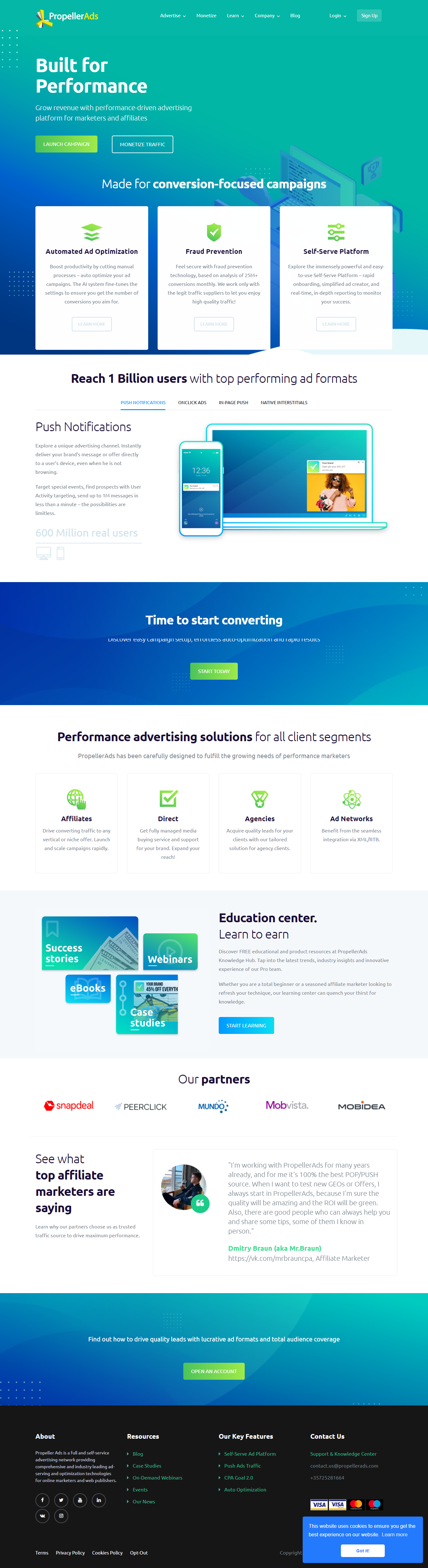 Thiết kế Website web maxweb - propelleradscom