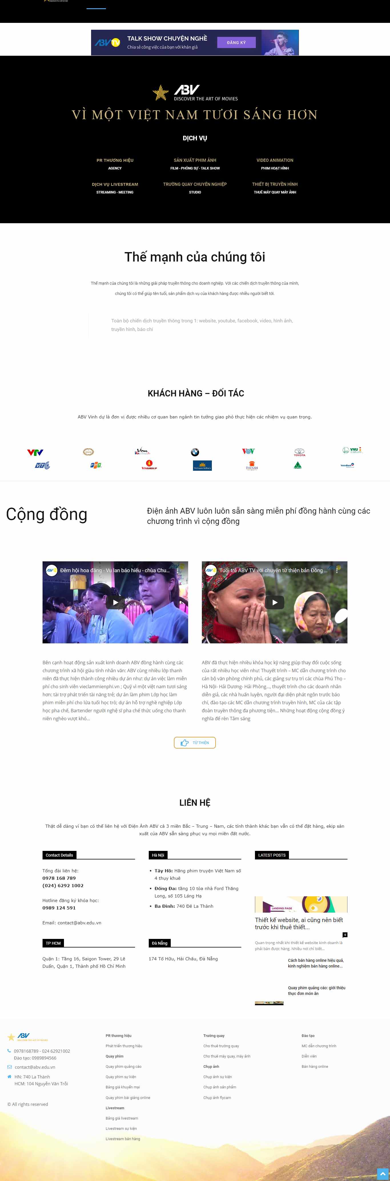 Thiết kế Website web bicweb - abveduvn