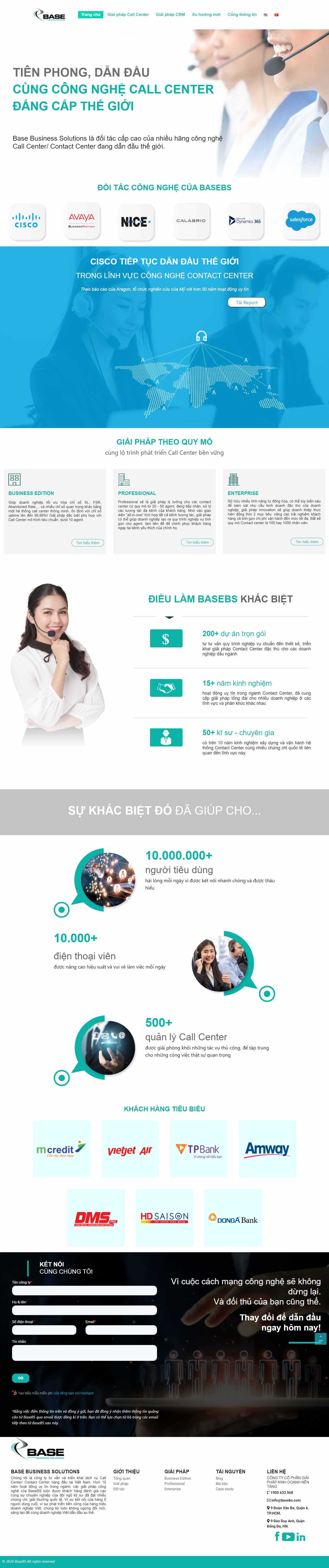 Thiết kế Website web bizfly - basebscom