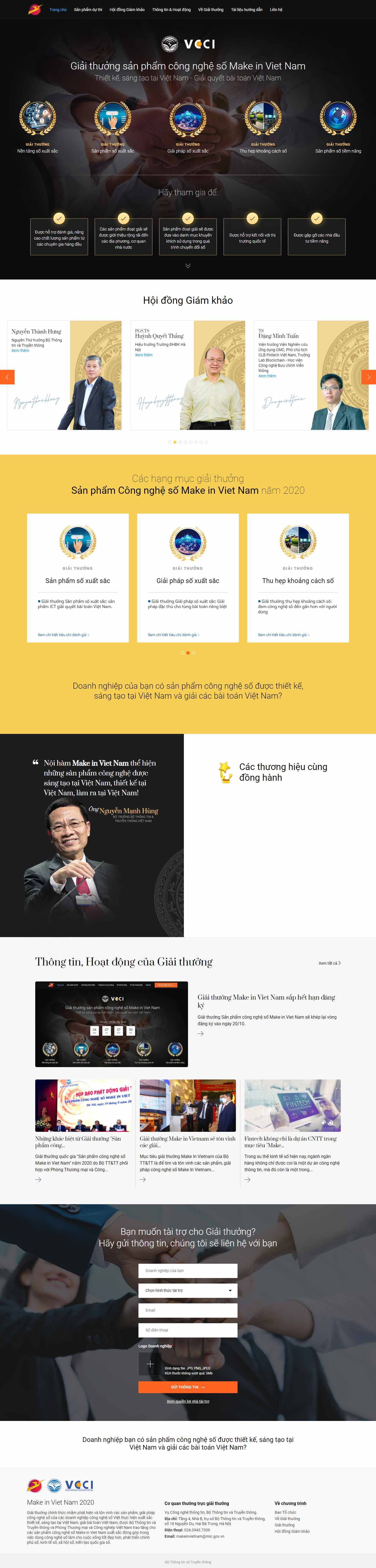 Thiết kế Website web bizfly - makeinvietnammicgovvn