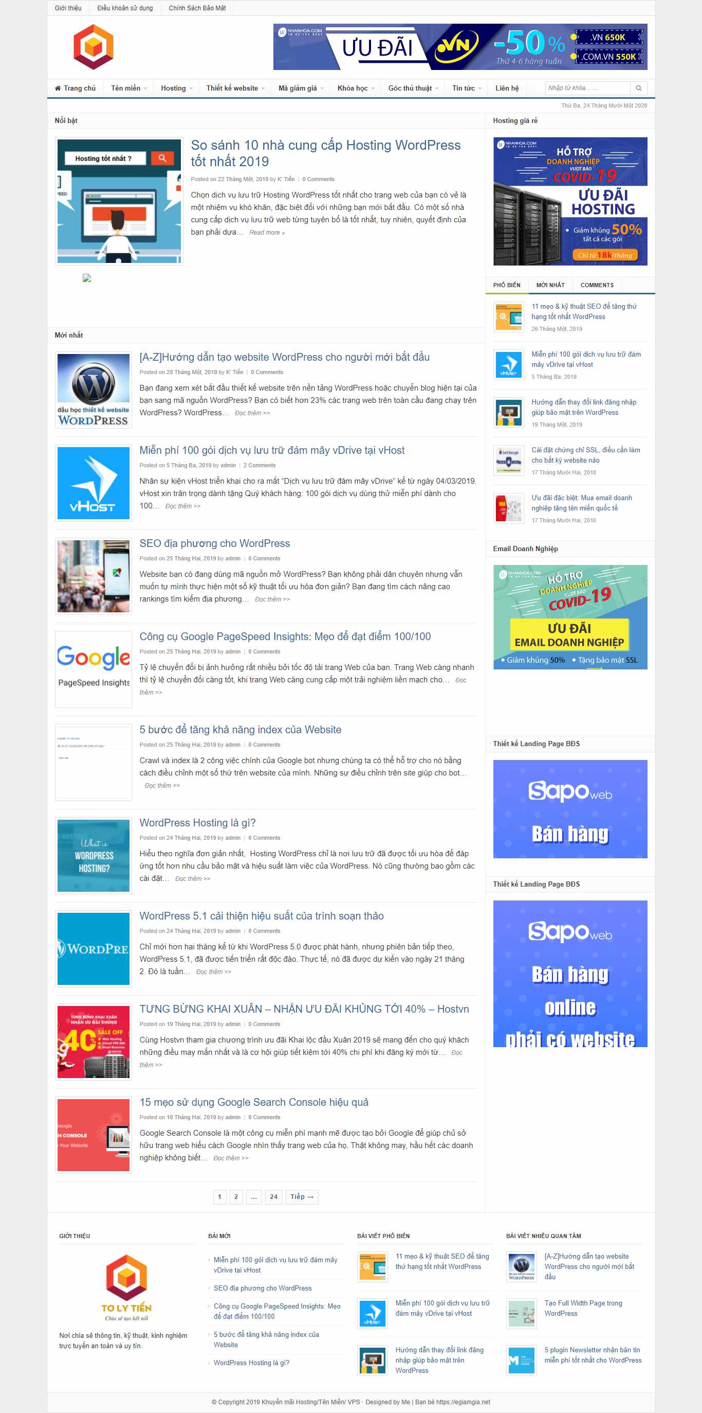Thiết kế Website web bkns - tolytiencom